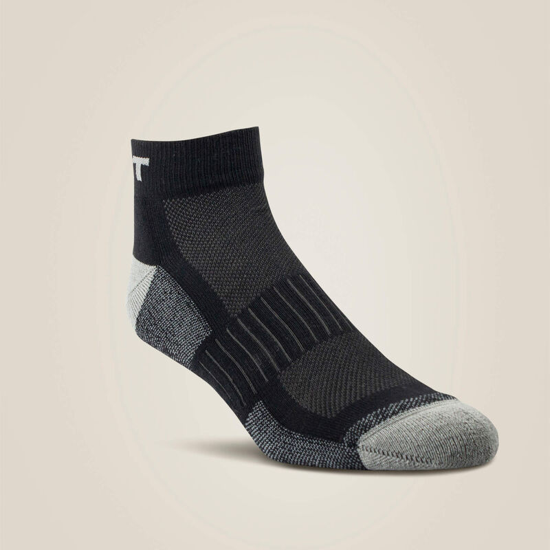 ARIAT High Performance Quarter Crew Tek ladies Work Sock 3 Pair Pack