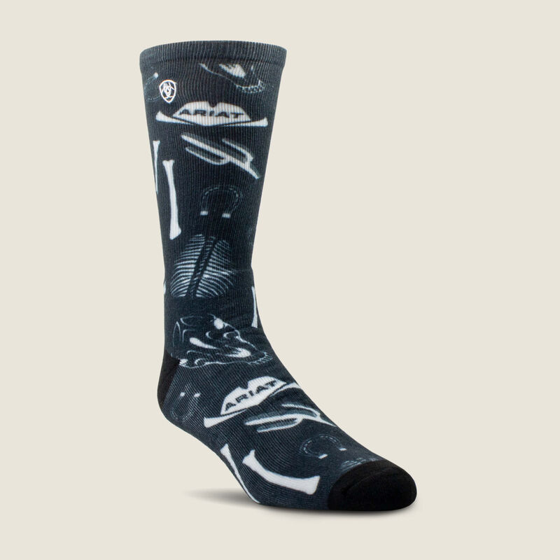 ARIAT Southwest Rider Crew Sock 2 Pair Pack