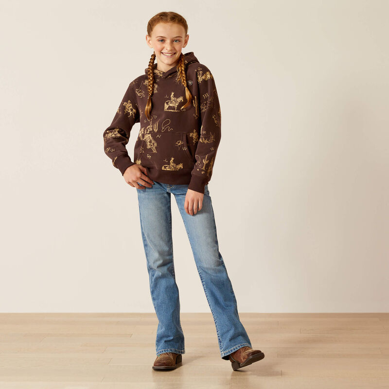 ARIAT KIDS RANCH SCENE HOODIE