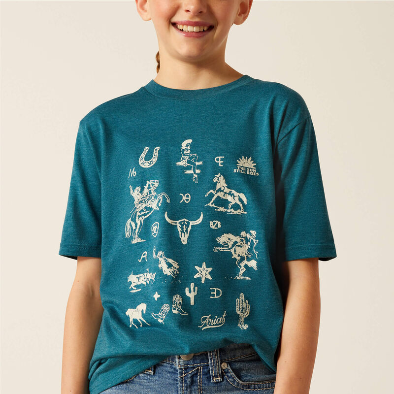 ARIAT Youth Sketch Pad T-Shirt