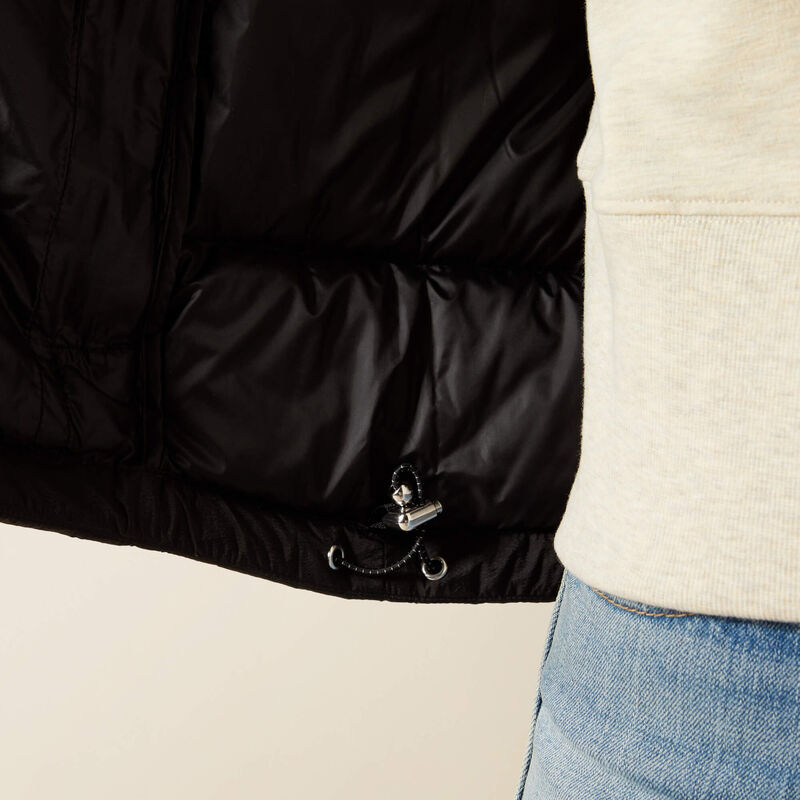 ARIAT WOMENS ULTRAPUFF DOWN VEST (BLACK)