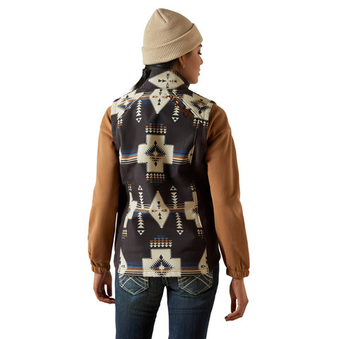Ariat Women's Ariat Logo Softshell Print Vest