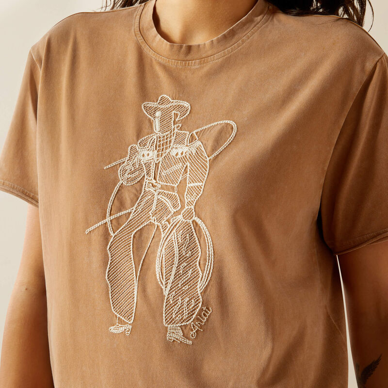 ARIAT WOMENS BUCKAROO SS TSHIRT