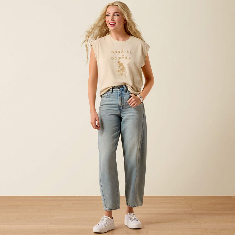ARIAT Women's Cool It T-Shirt- OYSTER GREY