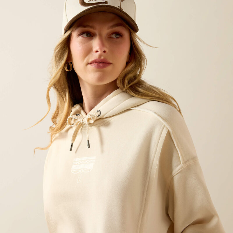 ARIAT WOMEN'S Daydreamer Hoodie-PARCHMENT 10080507