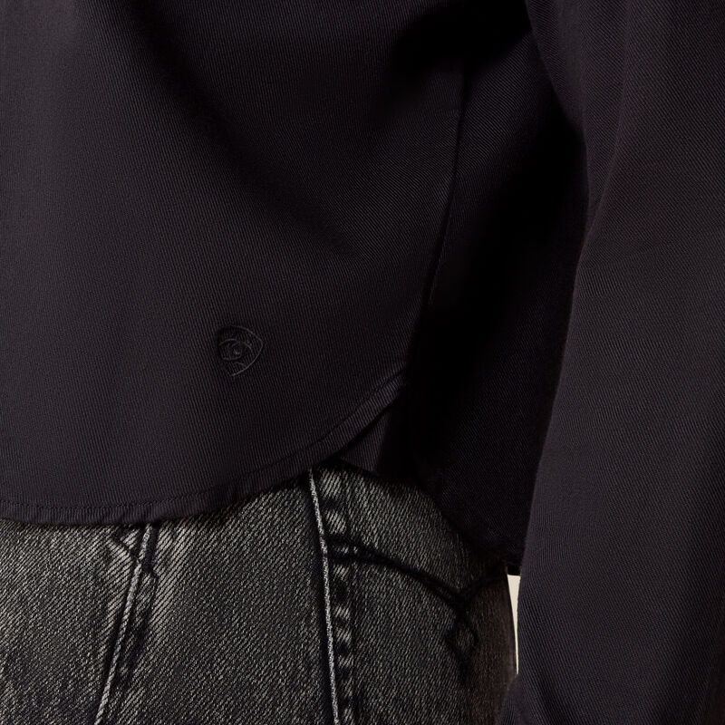 ARIAT Midnight Western Snap Shirt BLACK