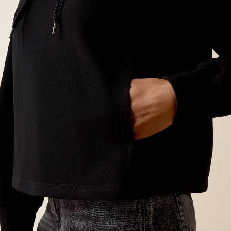 ARAIT WOMENS Daydreamer Hoodie-BLACK HORSESHOE 10080693