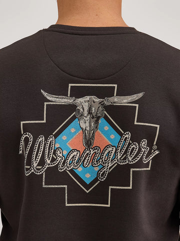 Wrangler Mens Graphic Long Sleeve Pullover