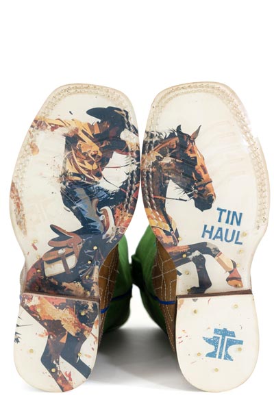 TIN HAUL GRIDLOCK RIDE EM COWBOY SOLE-YOUTH