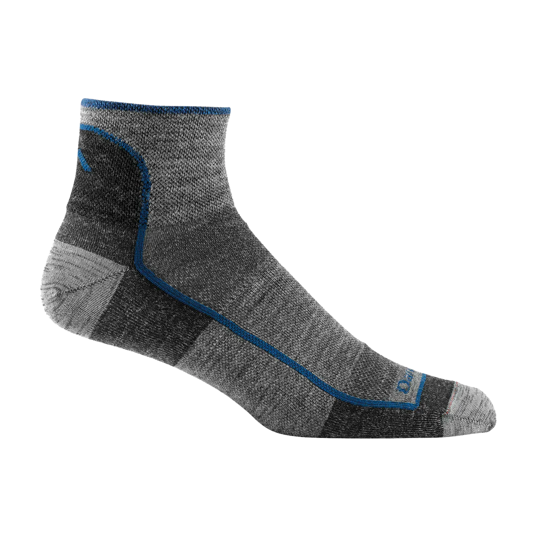 DARN TOUGH Men's 1715 Quarter Lightweight Running Socks