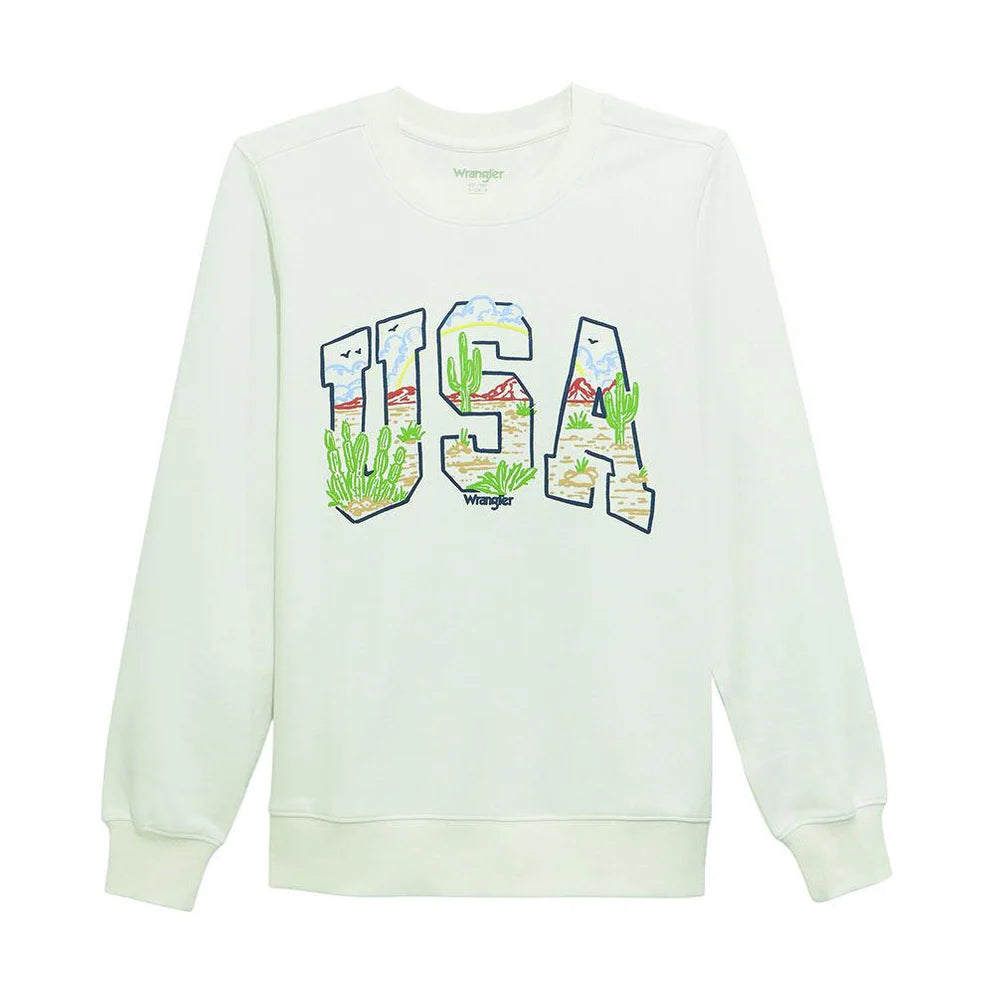 Wrangler Women's USA Crew Neck Top