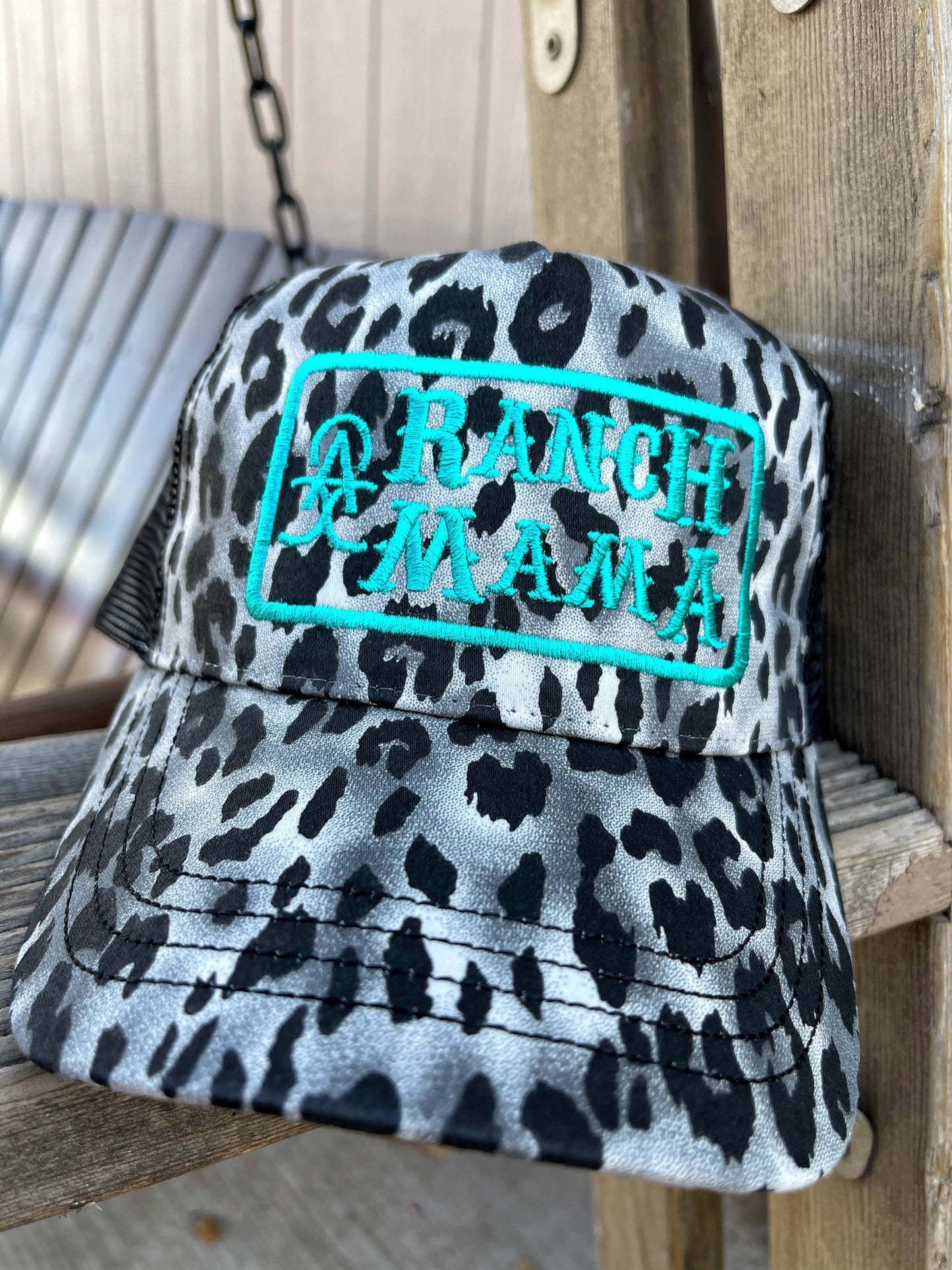 Ranch mama leopard hat