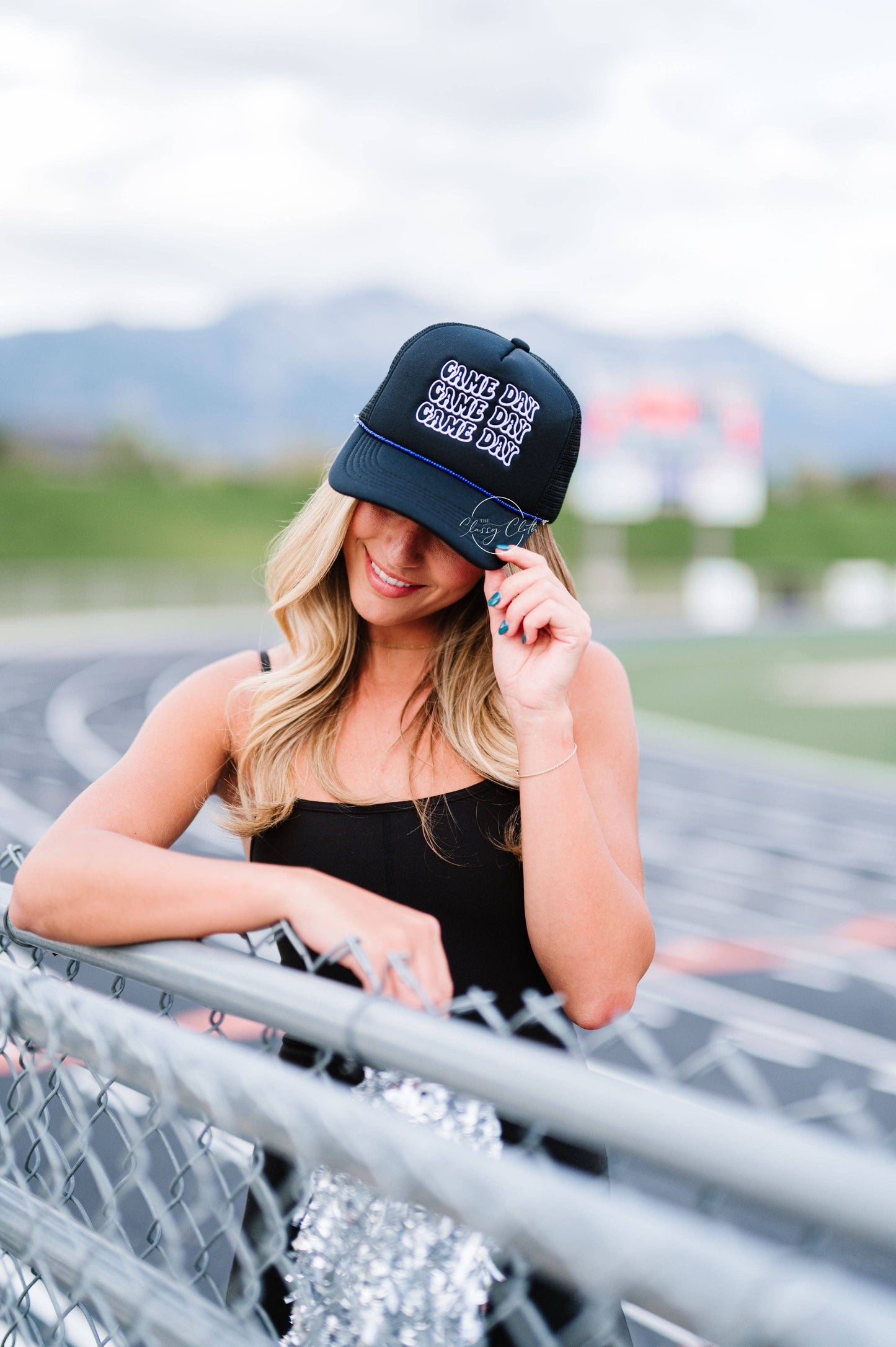 Embroidered Trucker Hat - Game Day ETA AUG 20 (FP): Red Bead