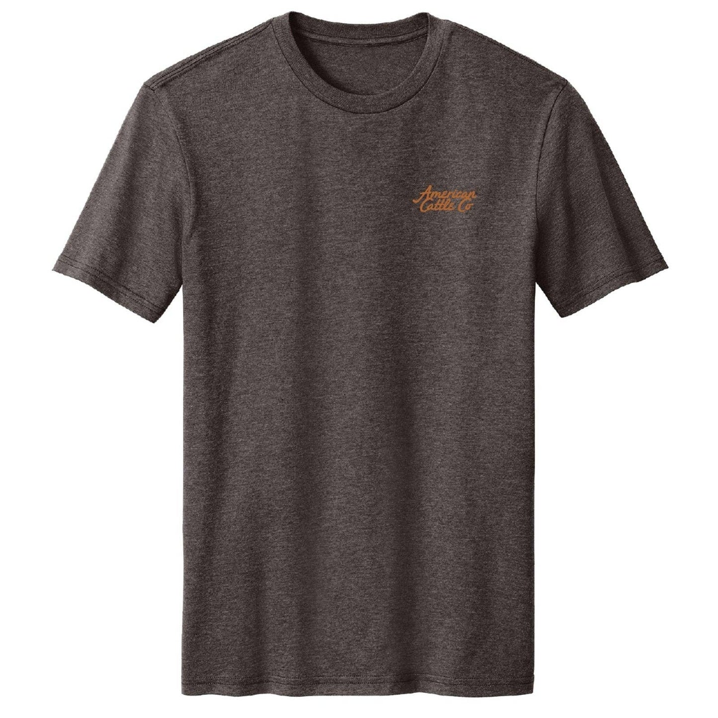 AMERICAN CATTLE Workhorse Tee: Heather Brown