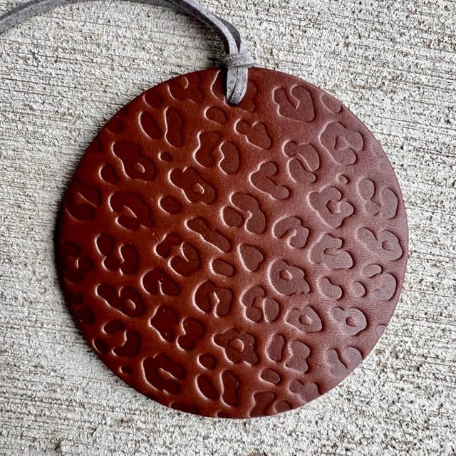 CAR FRESHIE Cheetah Print Air Flair: Pink / Butt Naked