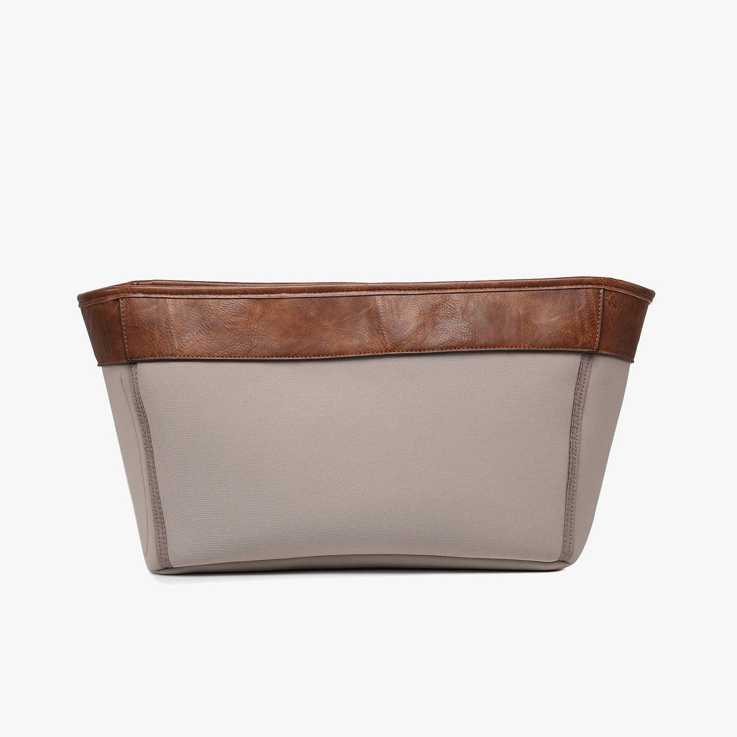 V2023LNRDB Contrast Vegan Leather Liner for Carrie Versa: Taupe