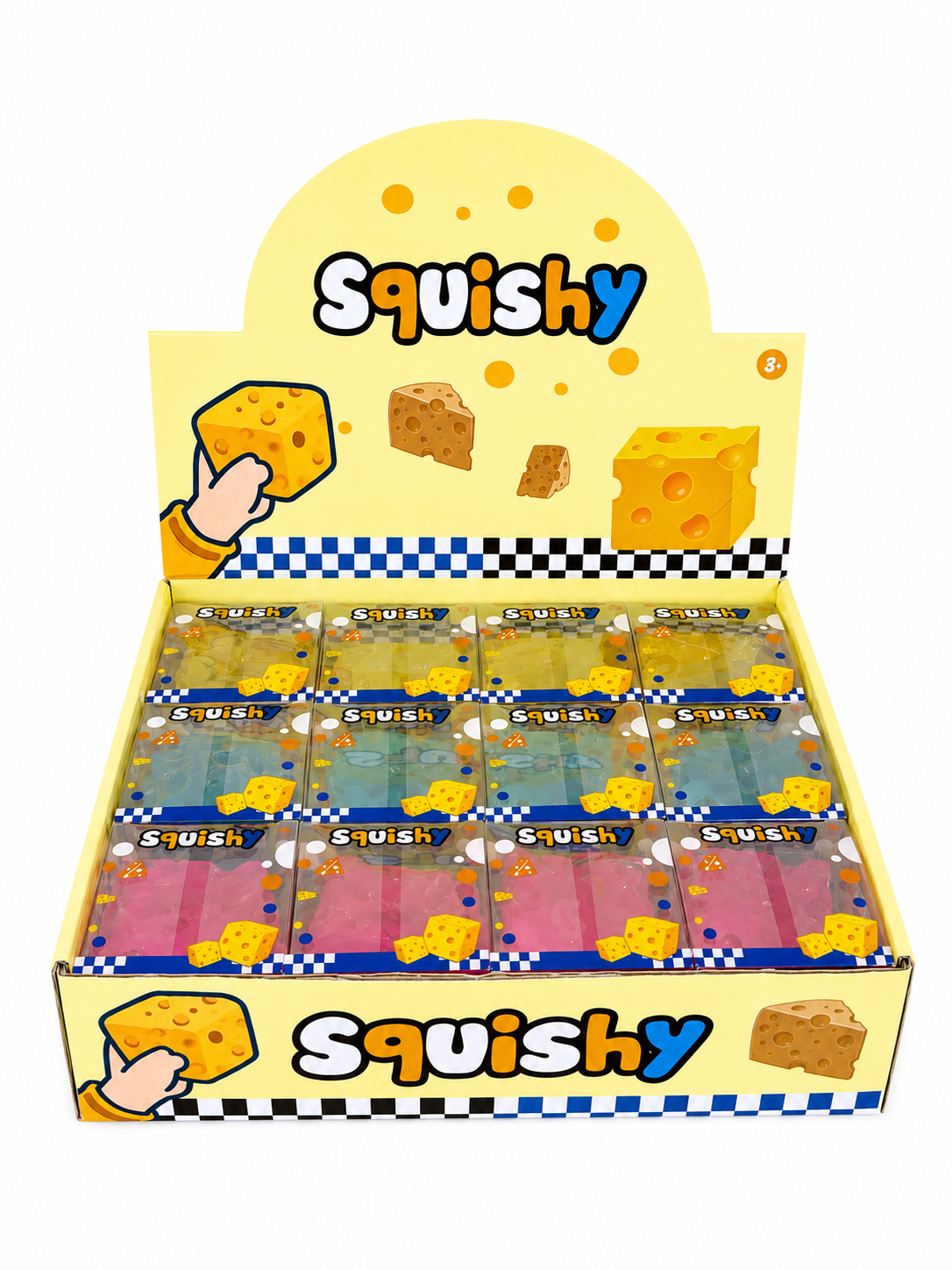 Cheese Memory Vaseline Squishy 2"