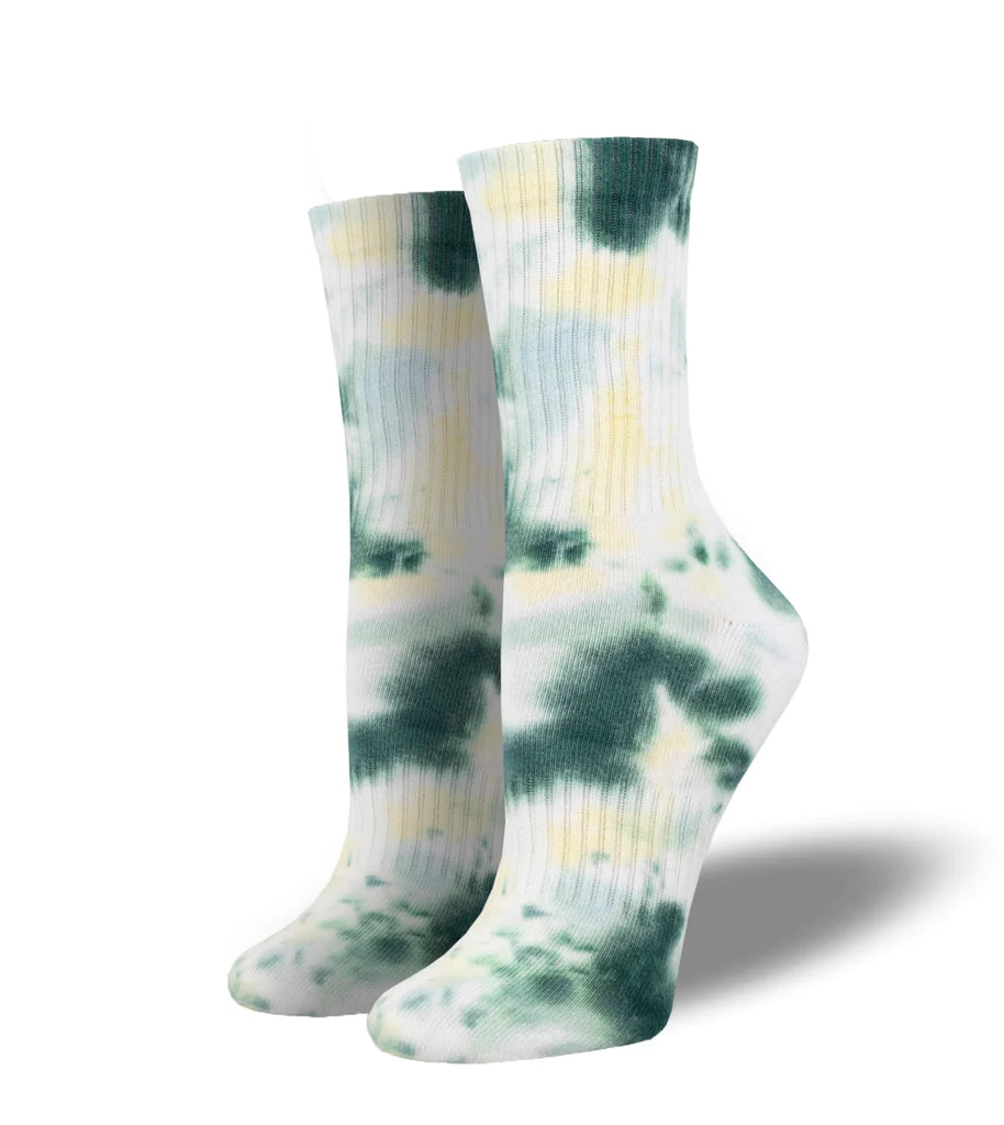 SOCK SMITH UNISEX "TIE-DYE" ATHLETIC SOCKS LAZY DAISY