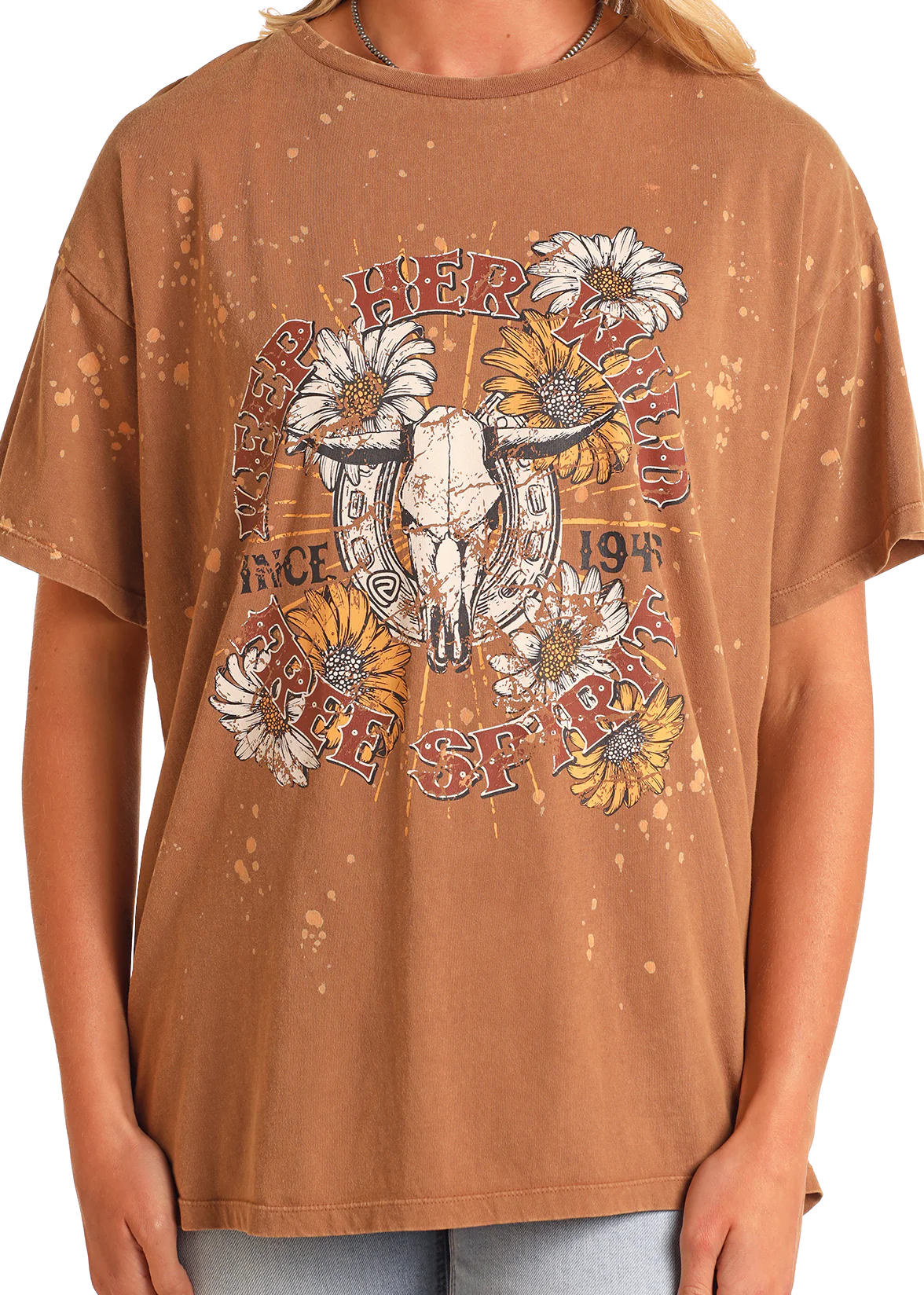 ROCK & ROLL WOMEN'S Keep Her Wild Oversized Tee