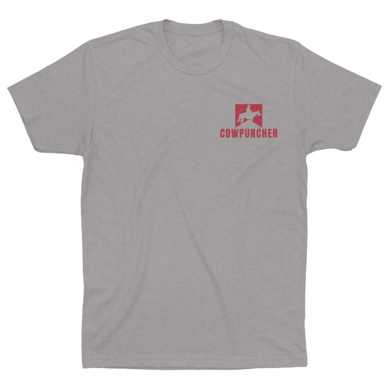VEXIL BRAND Cowpuncher - Badge - Heather Grey