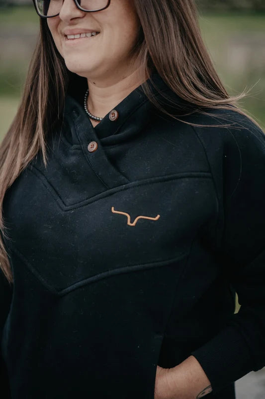 Kimes Ranch Women's 'Ella' Black Hooded Pullover