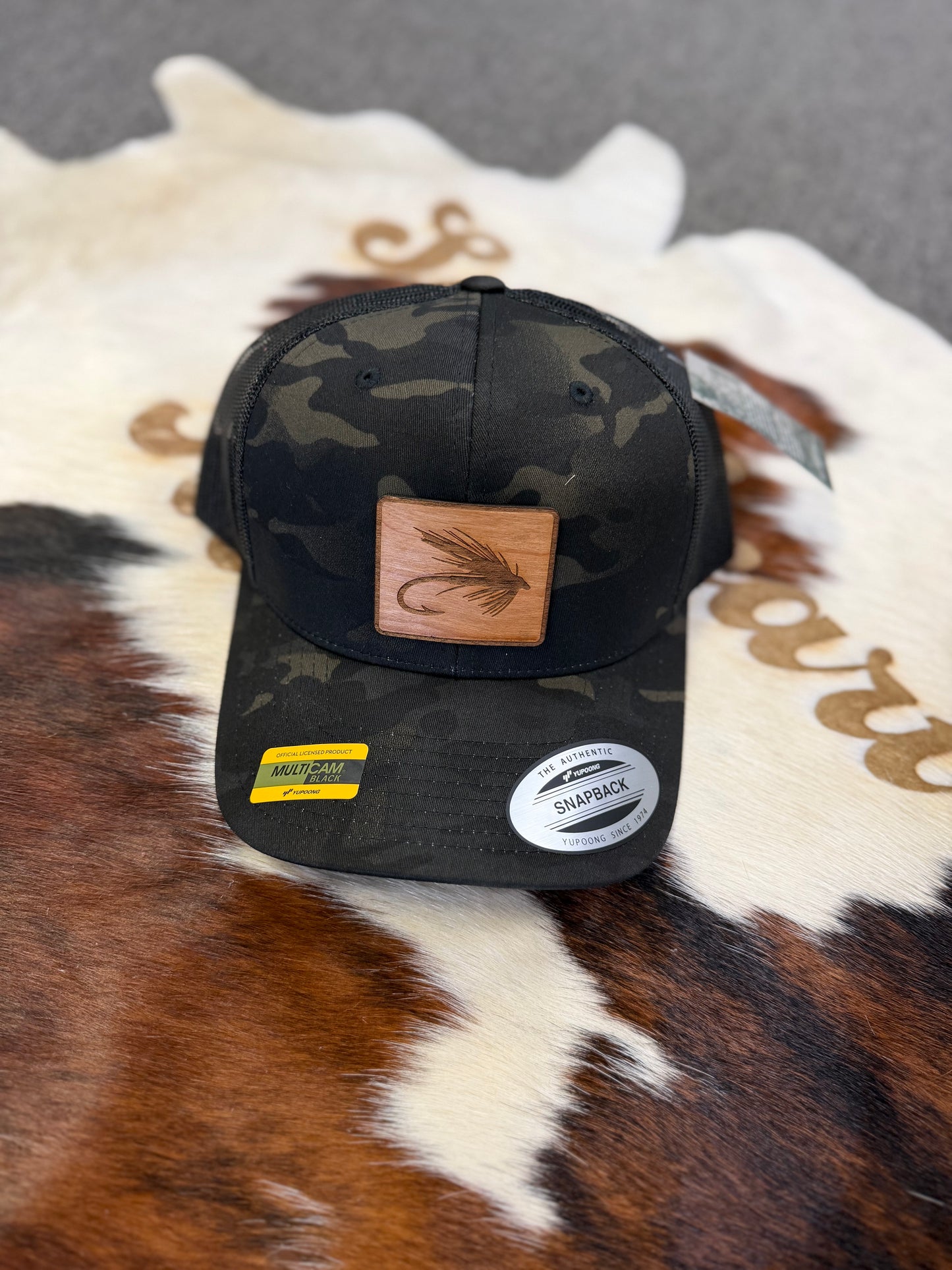 UNION STANDARD FISH HOOK PATCH HAT CAMO