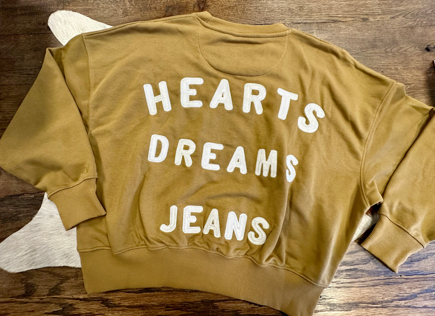 Wrangler® X Lainey Wilson Women's Good Jeans Sweatshirt - Brown - 112375616