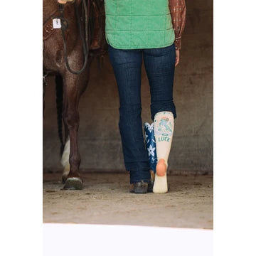 Lucky chuck dessert spirit cowgirl boot sock