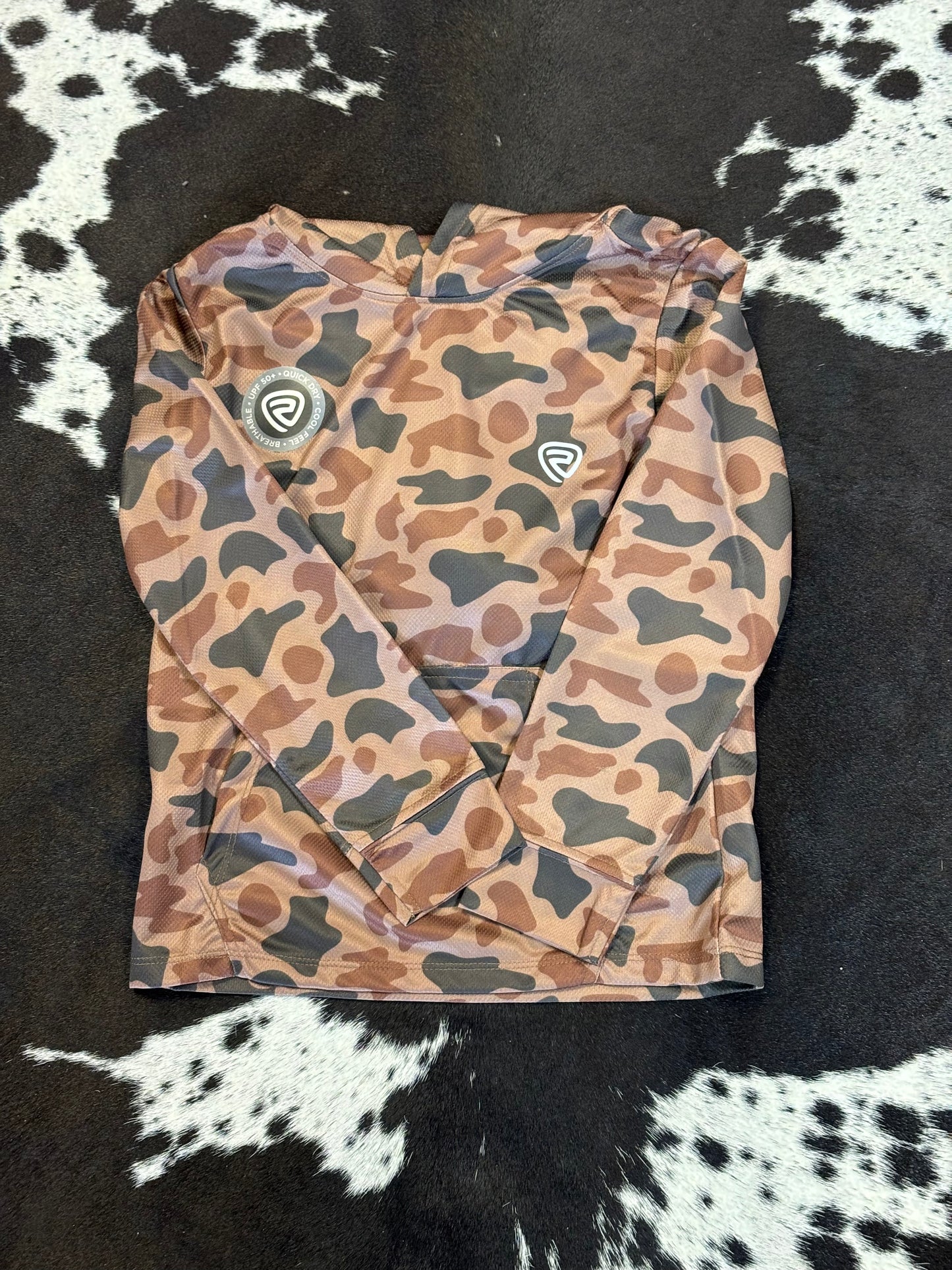 ROCK & ROLL BOYS CAMO MESH HOODIE