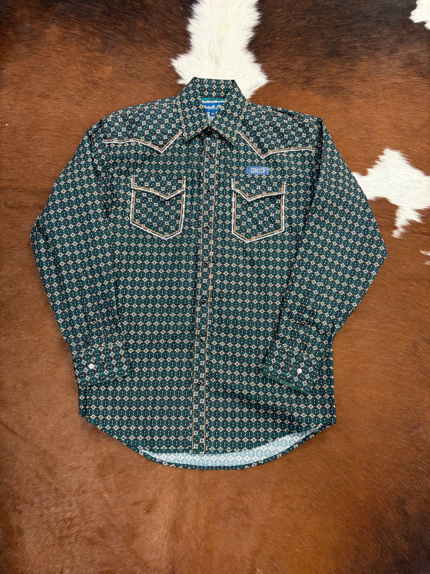 Pandhandle Slim Mens Fancy LS Snap Shirt