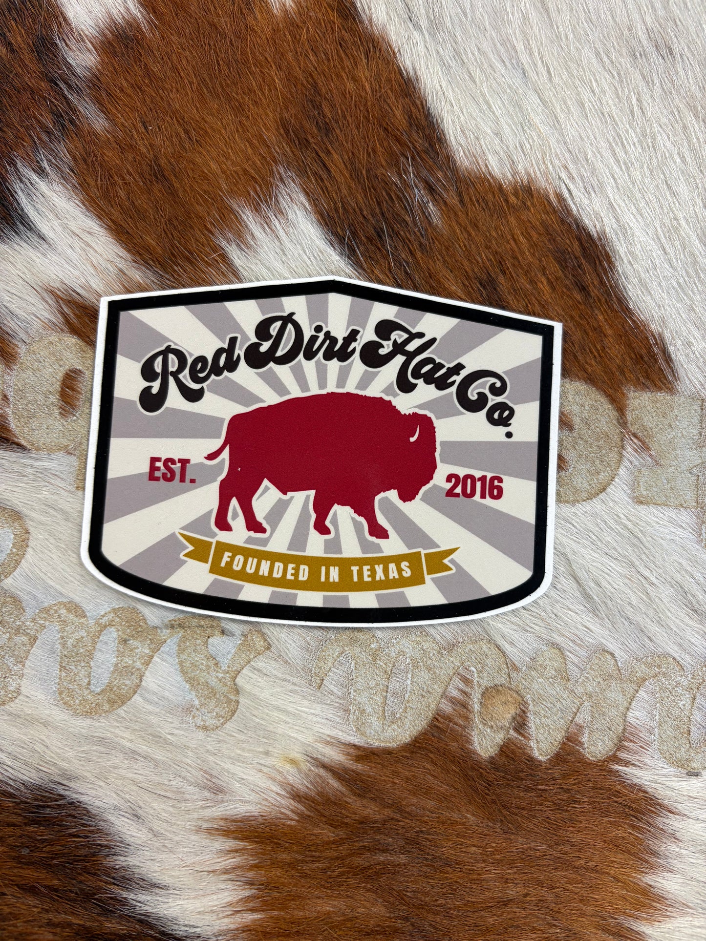 RED DIRT HAT CO STICKER