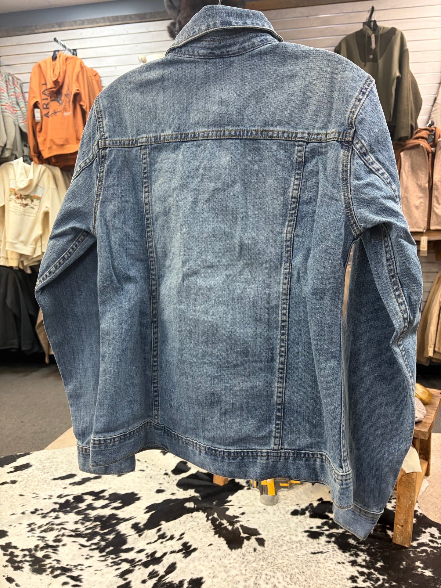 CINCH LADIES DENIM TRUCKER JACKET - INDIGO