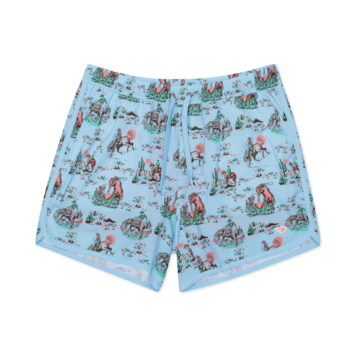 BURLEBO Swim Trunks - Cowboy Up