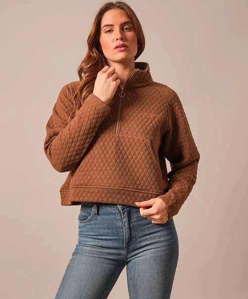 Kimes Ranch Ladies Rita Sweater Top Dark Brown