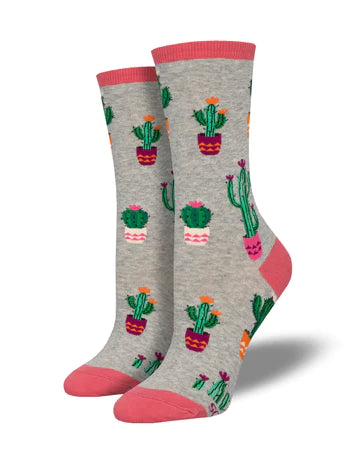 SOCK SMITH "COURT OF CACTUS" WOMENS SOCKS