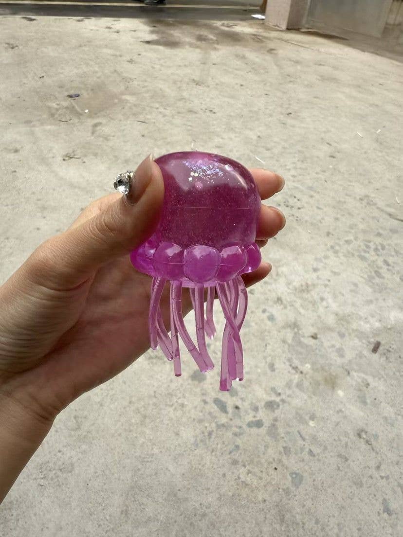 Glitter Jellyfish Squishy Sensory Toy