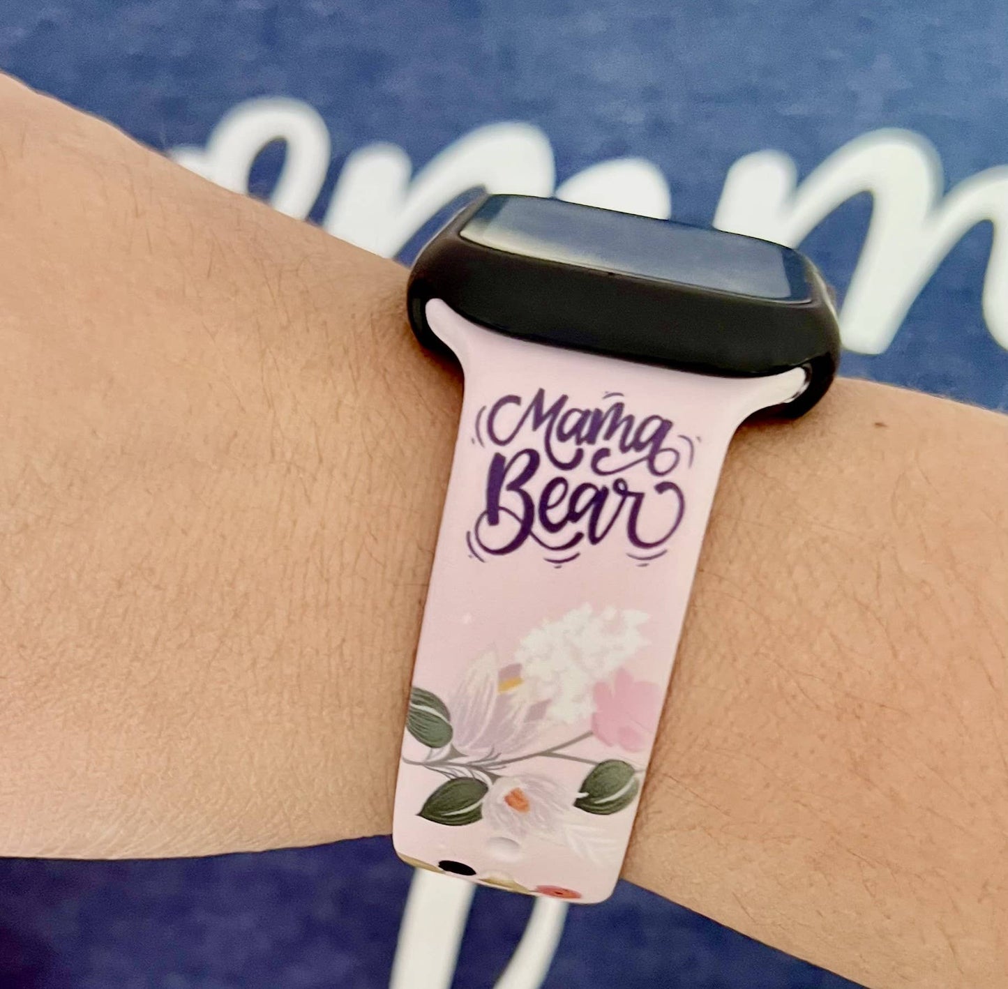 Mother's Day Mom Mama Apple Watch Silicone Band: 38/40/41mm