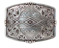 Nocona Aztec Floral Buckle - 37019