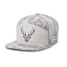 FIELDSTONE WILDGAME 7 Panel Grey Camo Logo Hat (RH-W-24)