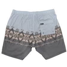 Hooey "Bigwake" Blue/Grey Aztec Board Short