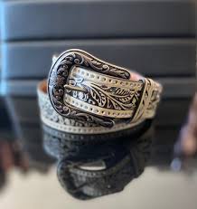 Ariat Women's Floral Glitter Belt A1530205