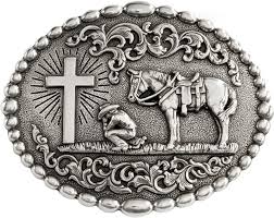 Cowboy Prayer Buckle