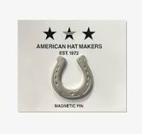 AMERICAN HAT MAKERS Horse Shoe | Magnetic Hat Pin