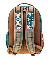 HOOEY OX BACKPACK TEAL/TAN AZTEC