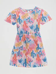 WRANGLER GIRLS Printed Tiered Dress