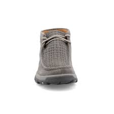 TWISTED X CHUKKA DRIVING MOC (GREY & GREY)