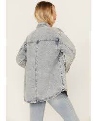 Blue B Women's Denim Patches Jacket