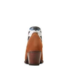 Ariat Womens Hazel Chimayo Terracotta Roughout-Arroyo Chocolate Boot 10046970