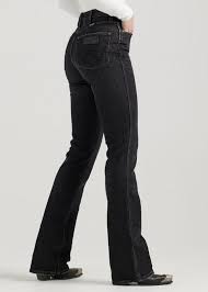 WRANGLER RETRO BAILEY HIGH RISE BOOT CUT (BLACK)