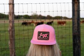 Lazy J Ranch Pink Breakaway Classic Five Panel Trucker Hat